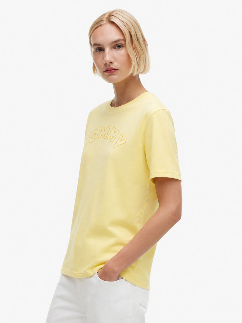 Solid Relaxed Fit Half Sleeve Cotton Jersey T-Shirt