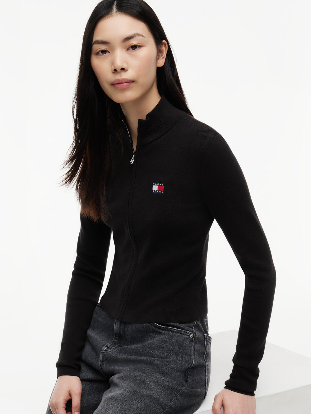 Full Sleeve Slim Fit Zip Thru