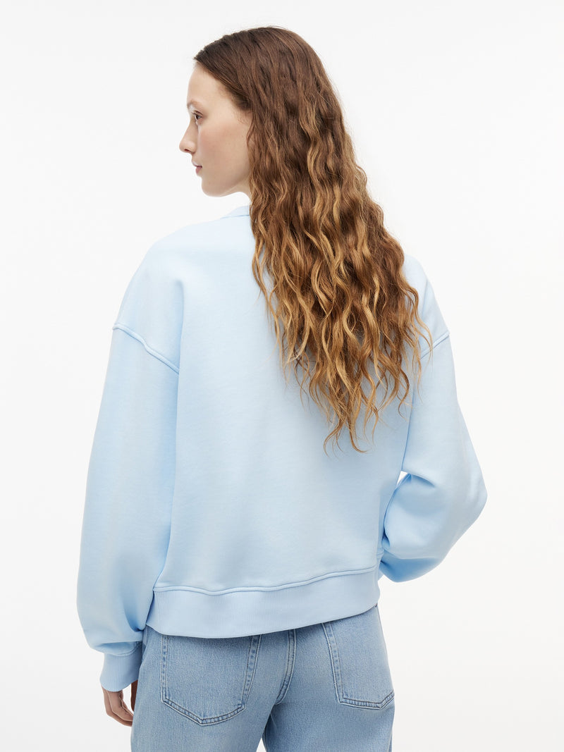 Relaxed Fit Terry Pullover