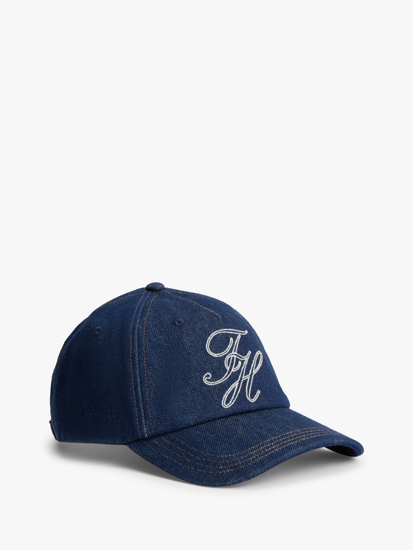 Script Denim 6 Panel Cap
