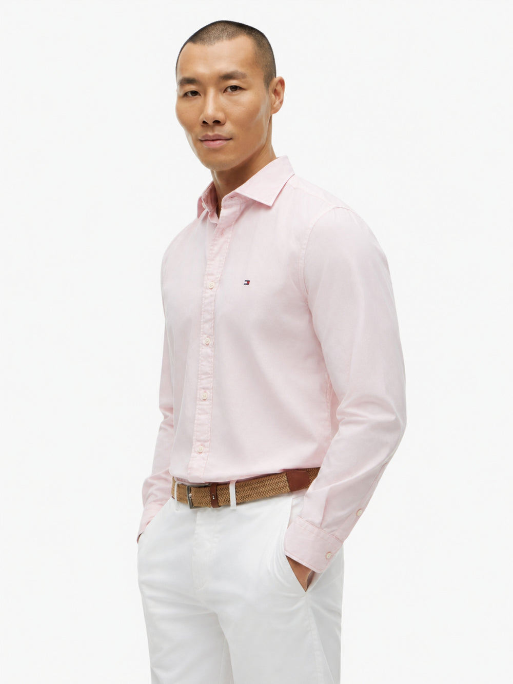 Regular Fit Solid Poplin Shirt