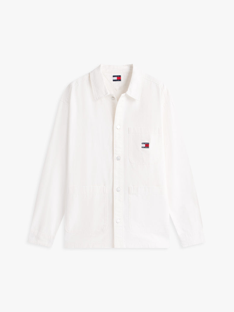 Oversized Fit Washed Overshirt Shirt