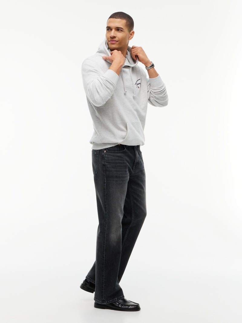 Men Ryan Bootcut Slim Bootcut Washed Black Jeans