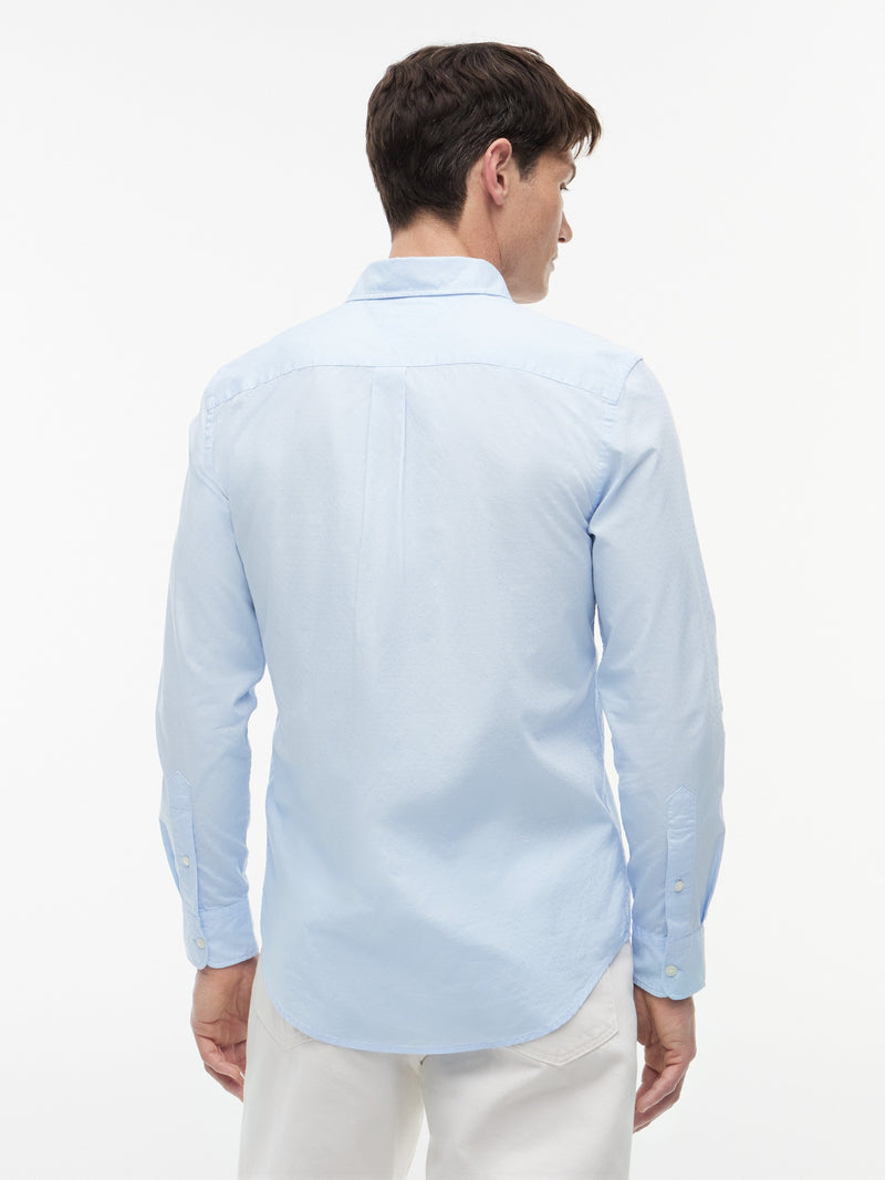 Slim Fit Texture Poplin Shirt