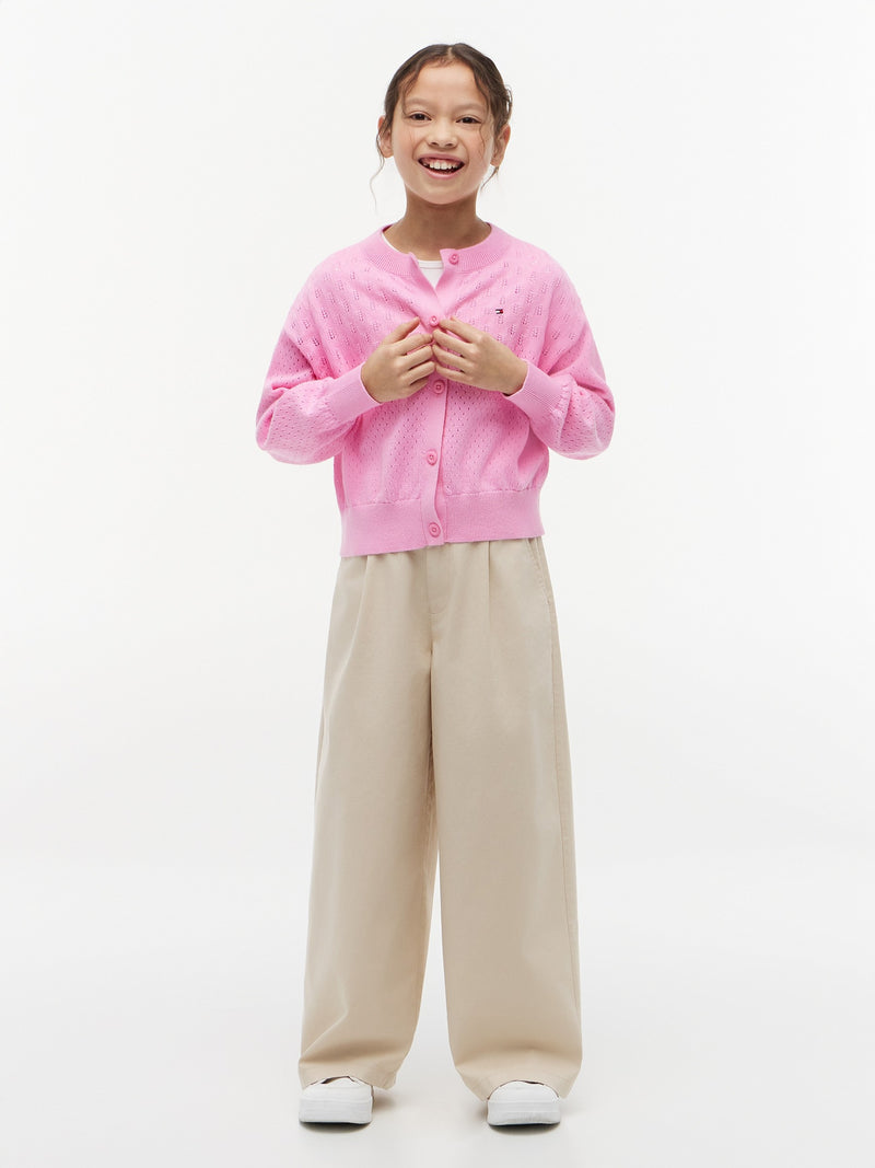 Kids Pointelle Cardigan