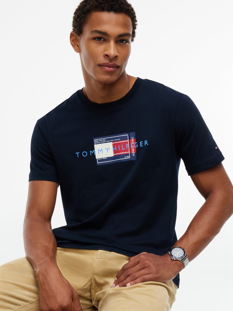 Regular Fit Graphic Logo Tshirt