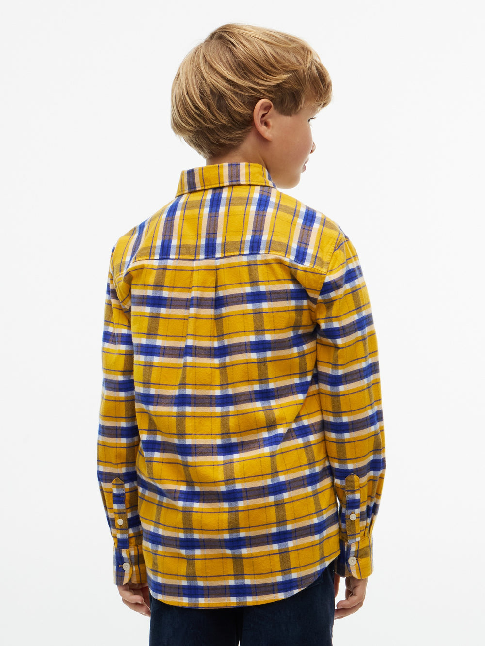 Kids Stretch Check Shirt