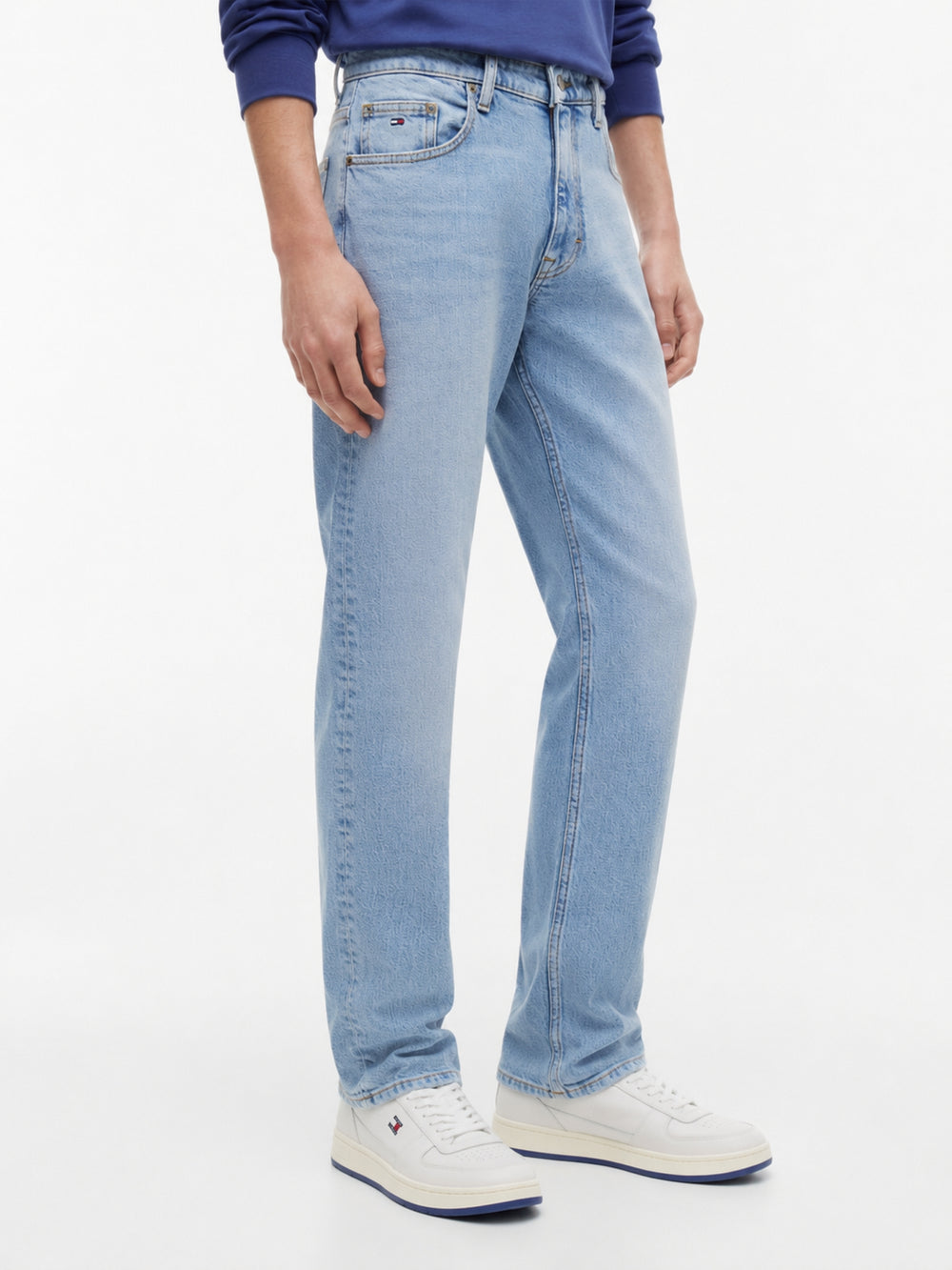 Men Ryan Slim Straight Light Wash Jeans