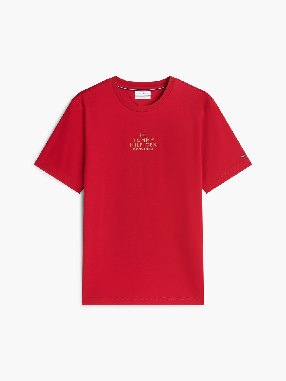 Regular Fit Embroidered Interlock Tshirt