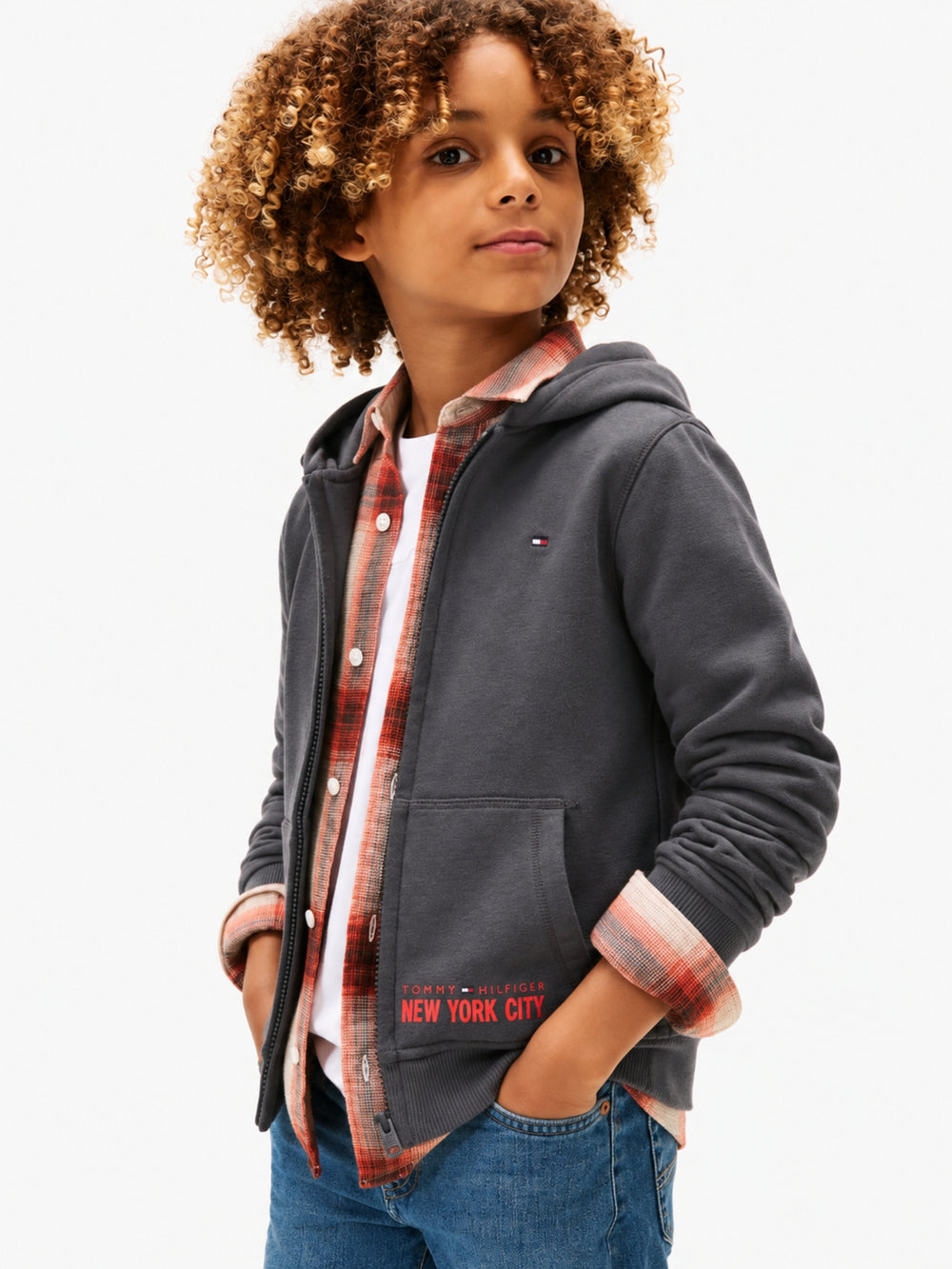 Kids Fleece Zip Hoodie