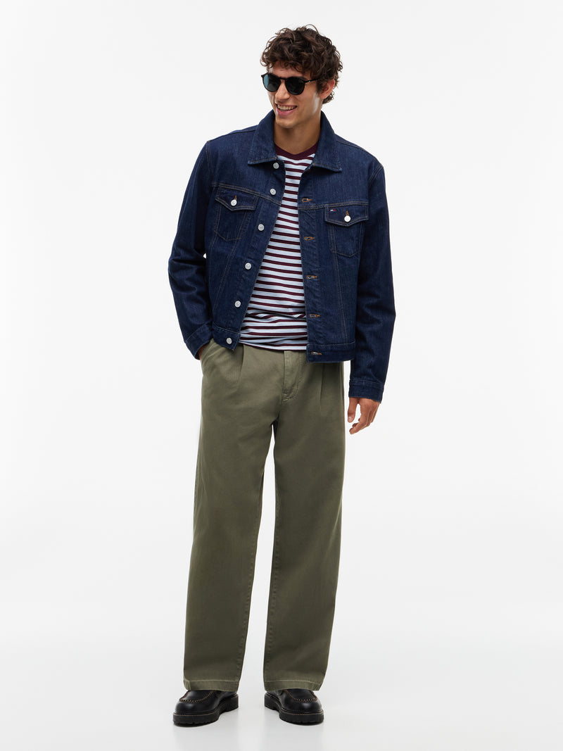Men Theo Baggy Twill Trouser