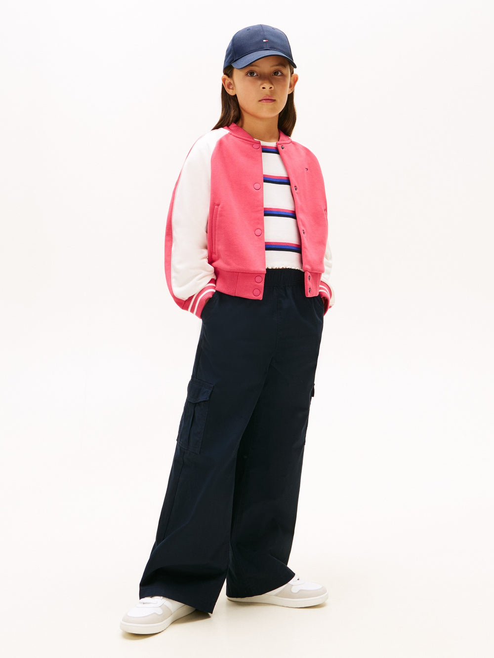 Kids Color Block Bomber Jacket