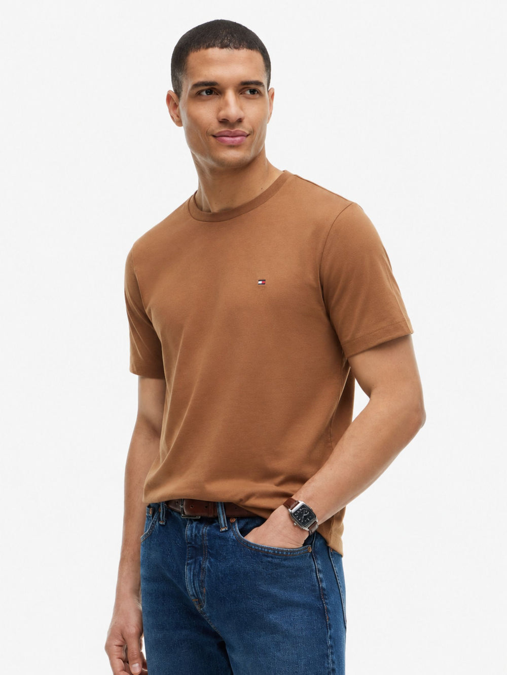 Regular Fit Solid Tshirt