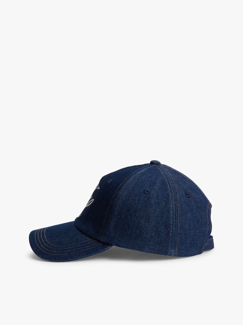 Script Denim 6 Panel Cap