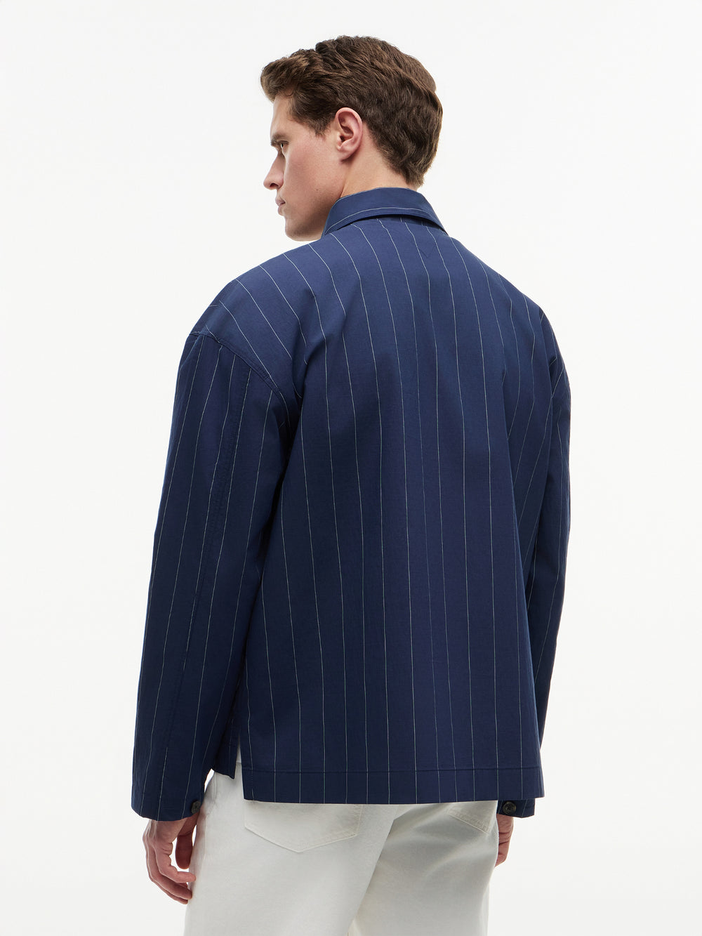 Relaxed Fit Shacket Poplin Shirt