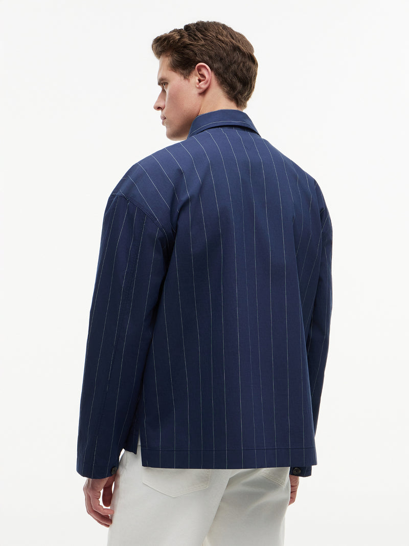 Relaxed Fit Shacket Poplin Shirt