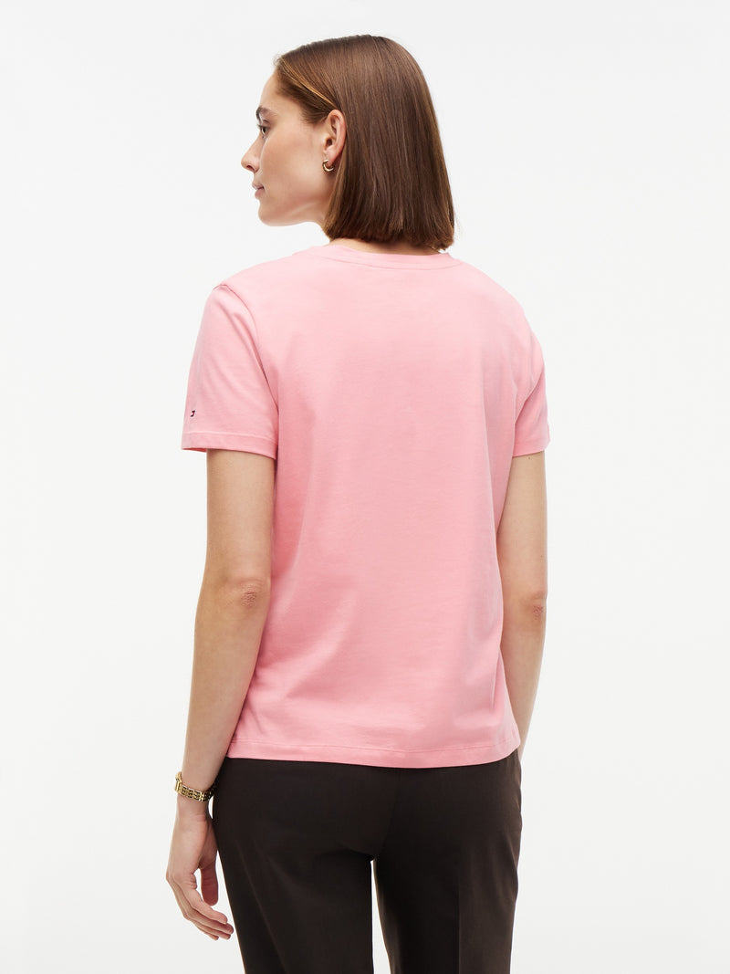 Solid Regular Fit Half Sleeve Cotton Jersey T-Shirt