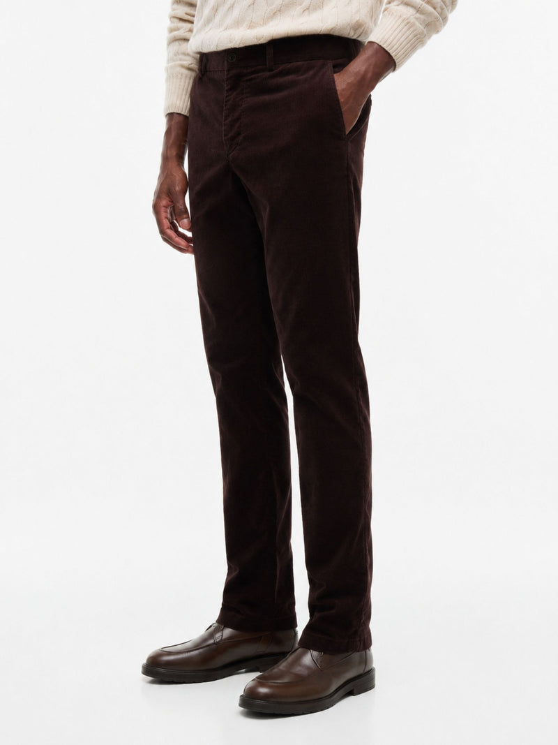 Denton Slim Straight Fit Corduroy Trouser
