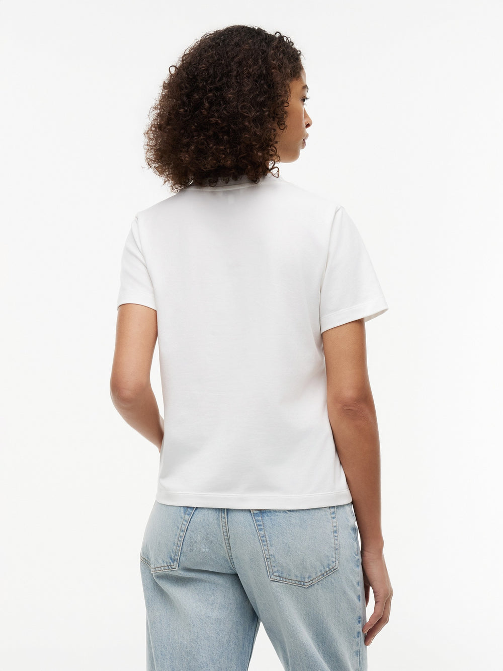 Solid Regular Fit Half Sleeve Cotton Jersey T-Shirt
