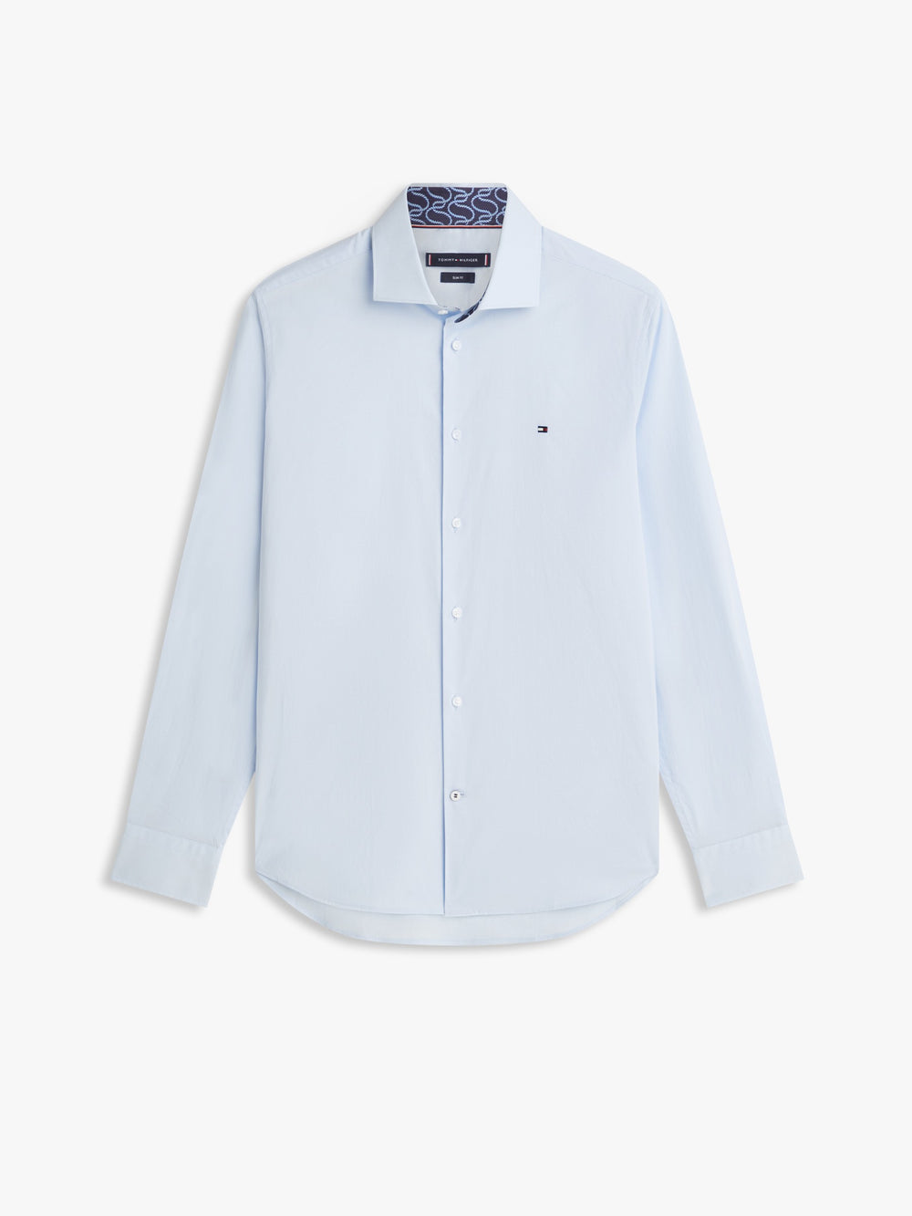 Slim Fit Solid Poplin Shirt