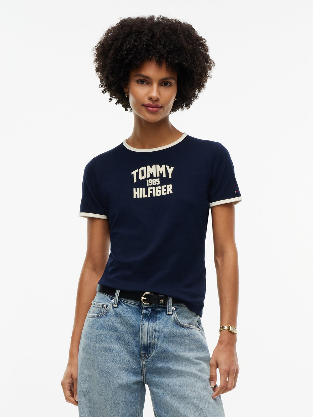 Solid Slim Fit Half Sleeve Cotton Jersey T-Shirt