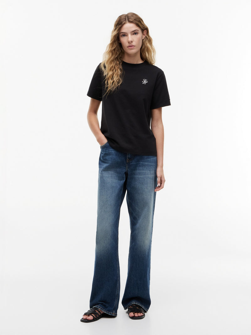 Solid Regular Fit Half Sleeve Cotton Jersey T-Shirt
