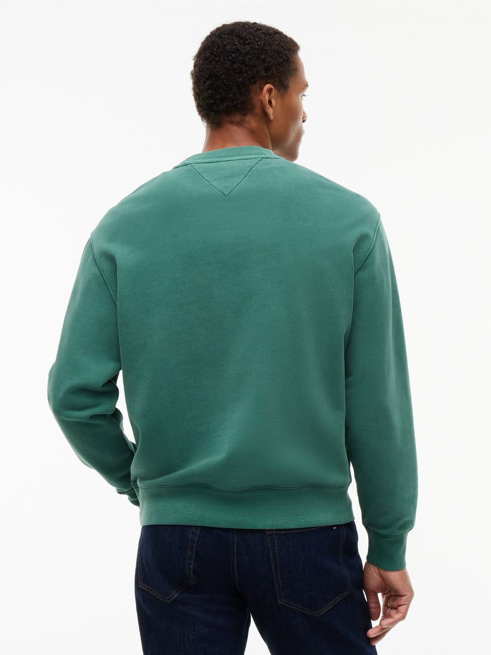 Relaxed Fit Terry Crew Neck Sweatshirt