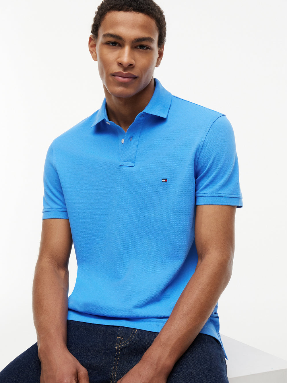 Regular Fit Solid Pique Polo