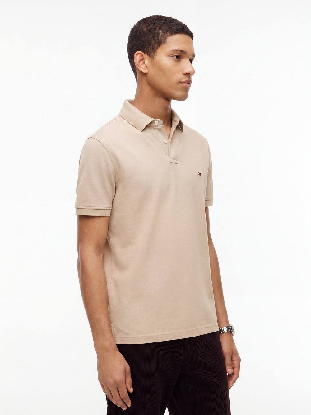 Regular Fit Solid Pique Polo