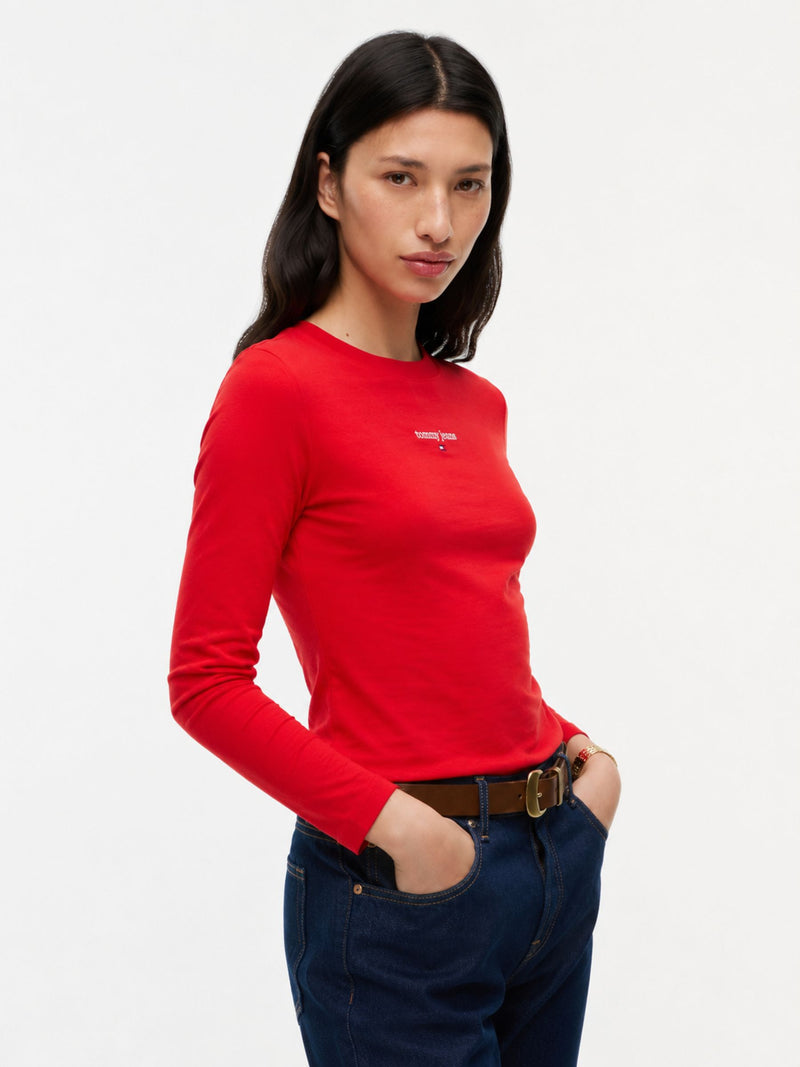 Solid Slim Fit Full Sleeve Cotton Jersey T-Shirt
