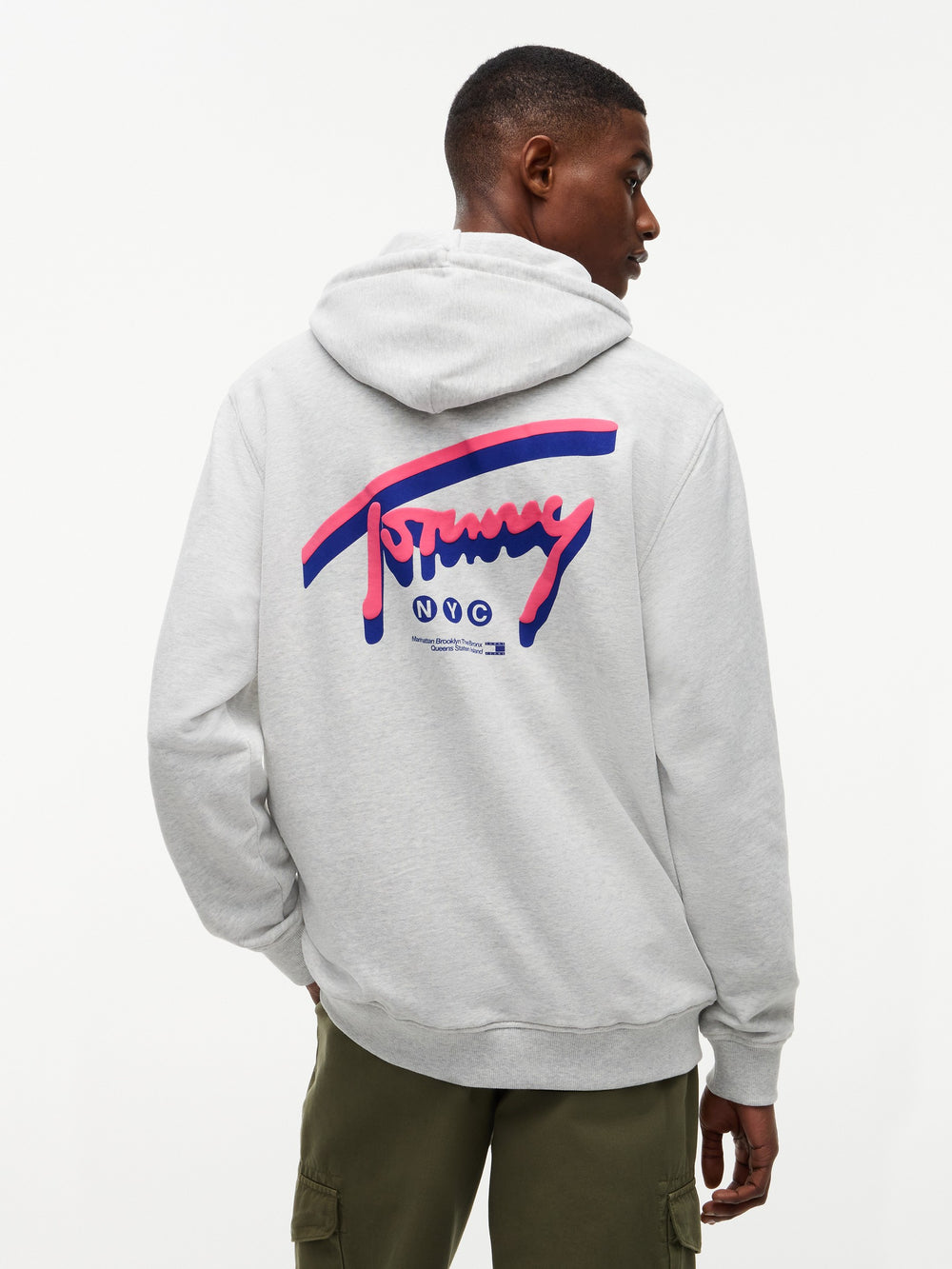 Regular Fit Suede Terry Hooded Sweatshirt