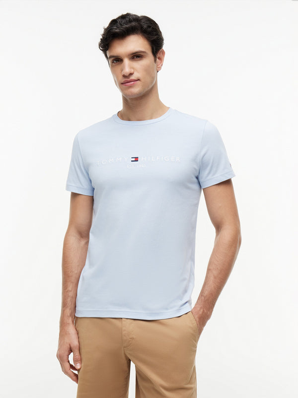 Slim Fit Chest Logo Jersey Tshirt