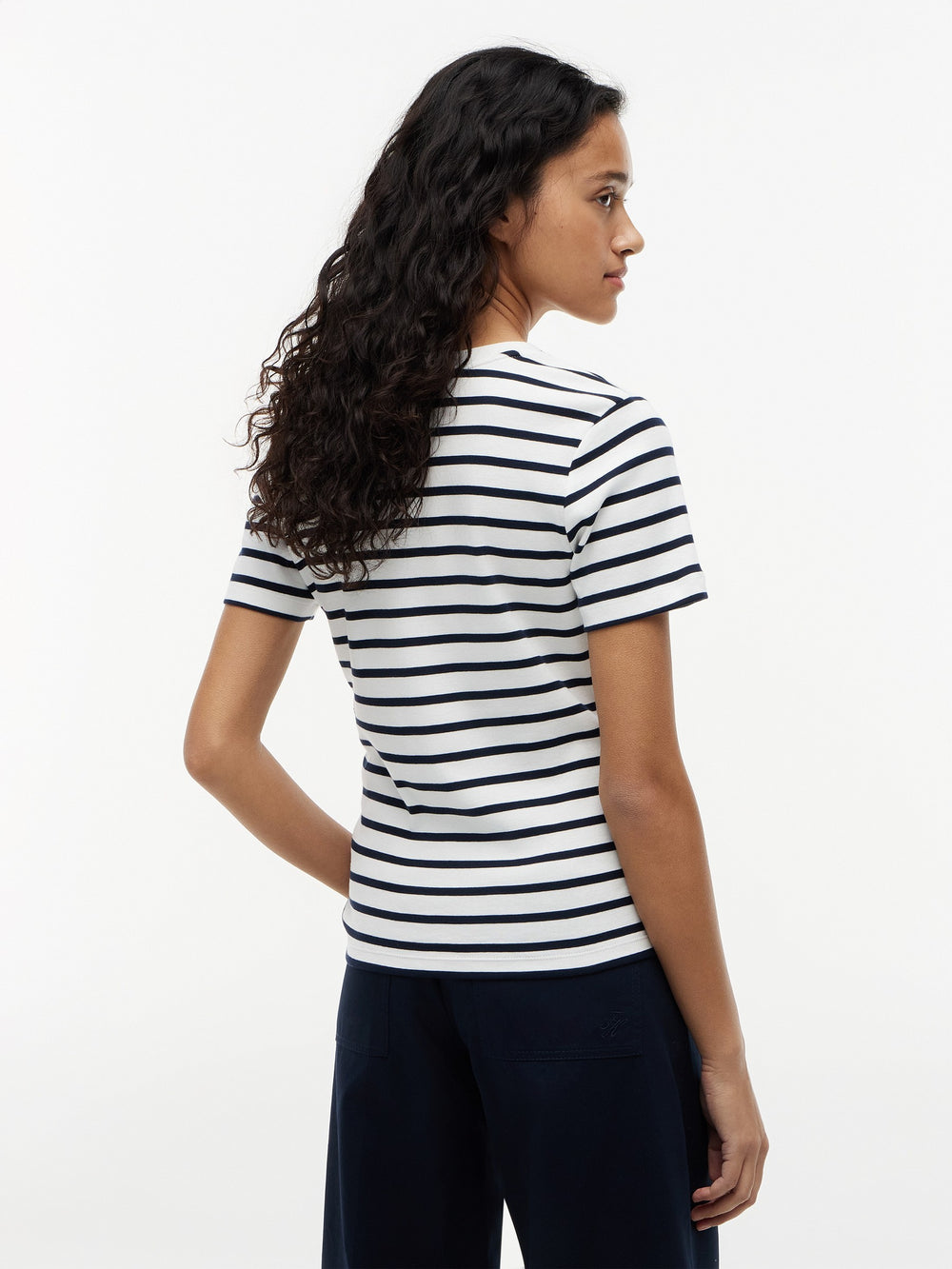Stripe Slim Fit Half Sleeve Cody T-Shirt