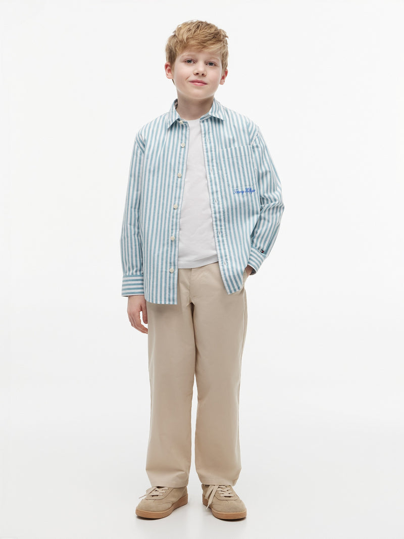 Kids Stretch Stripe Shirt