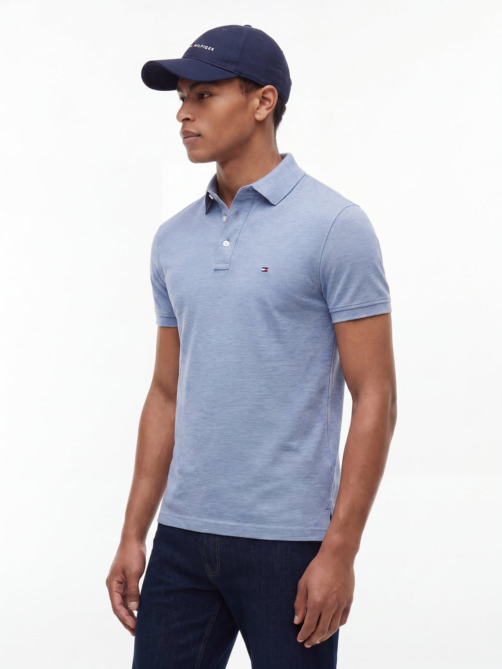 Slim Fit Solid Pique Polo