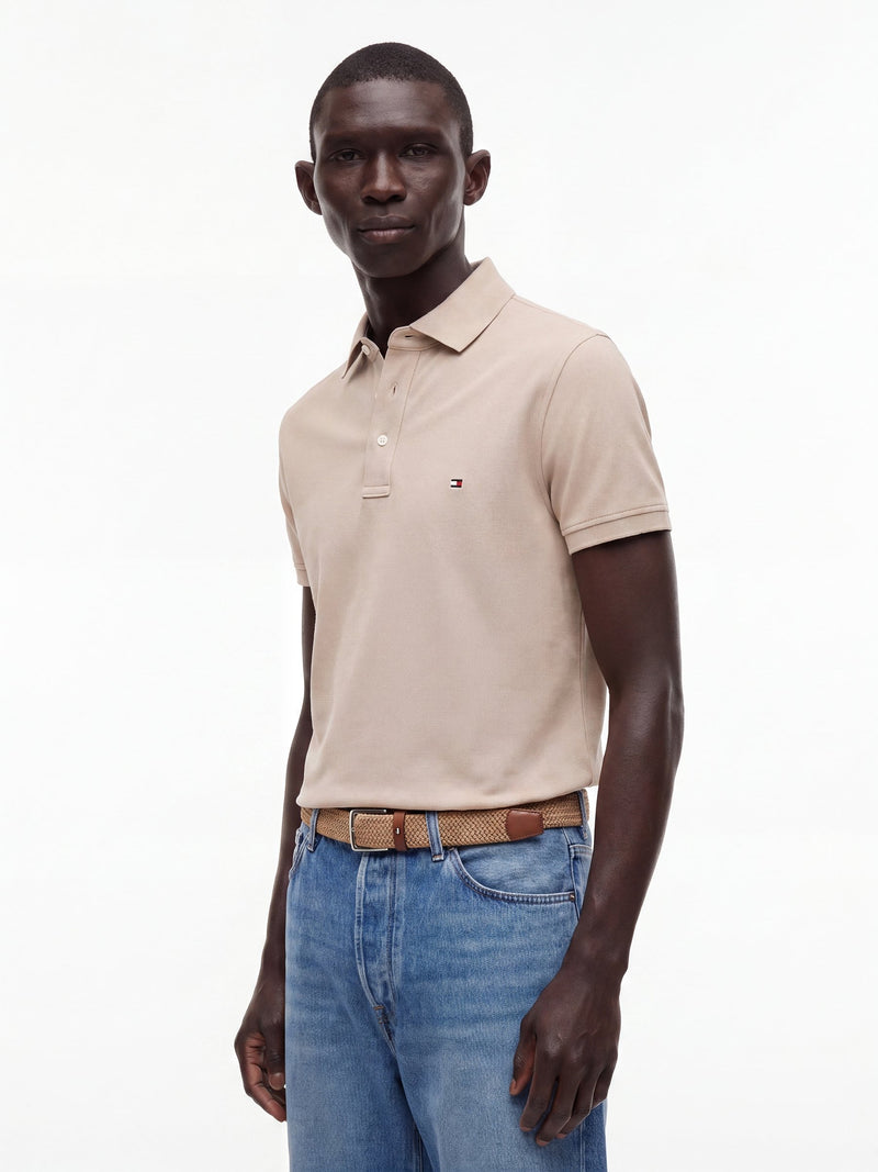 Slim Fit Solid Pique Polo