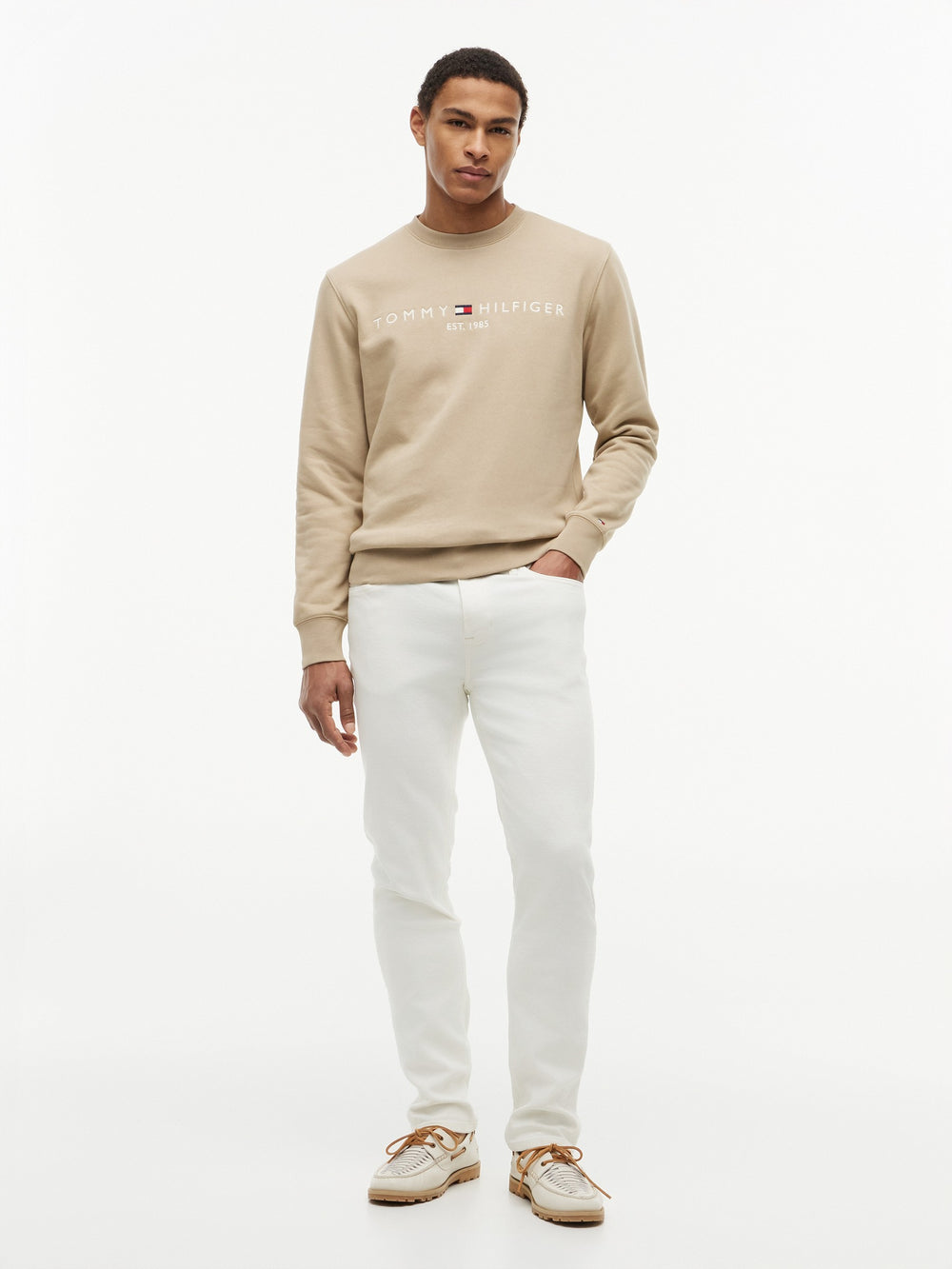 Tommy Logo Fleece Pullover