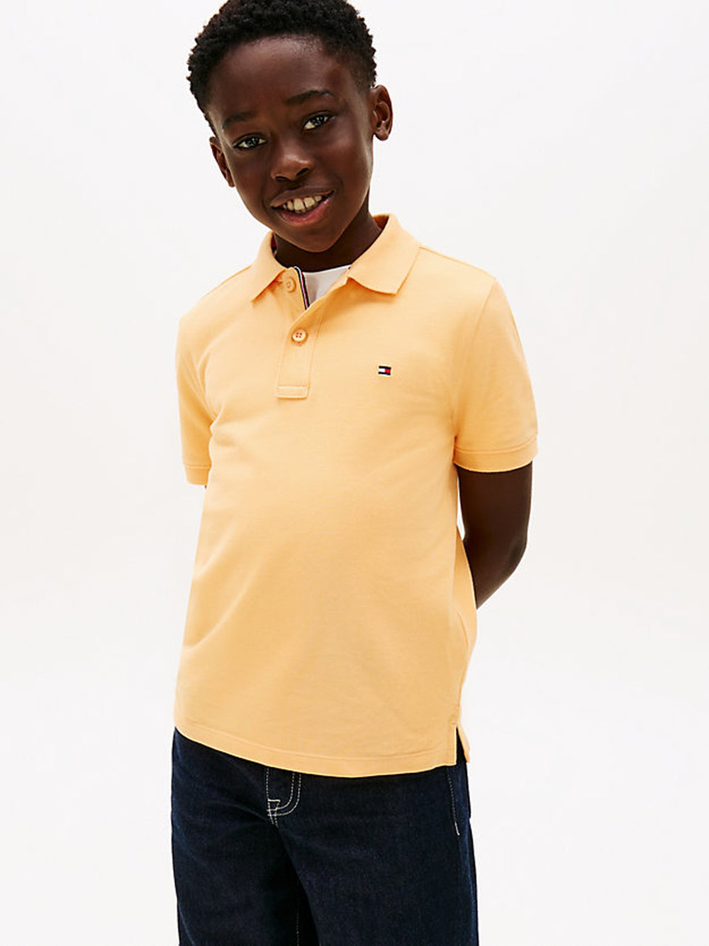 Kids Solid Polo