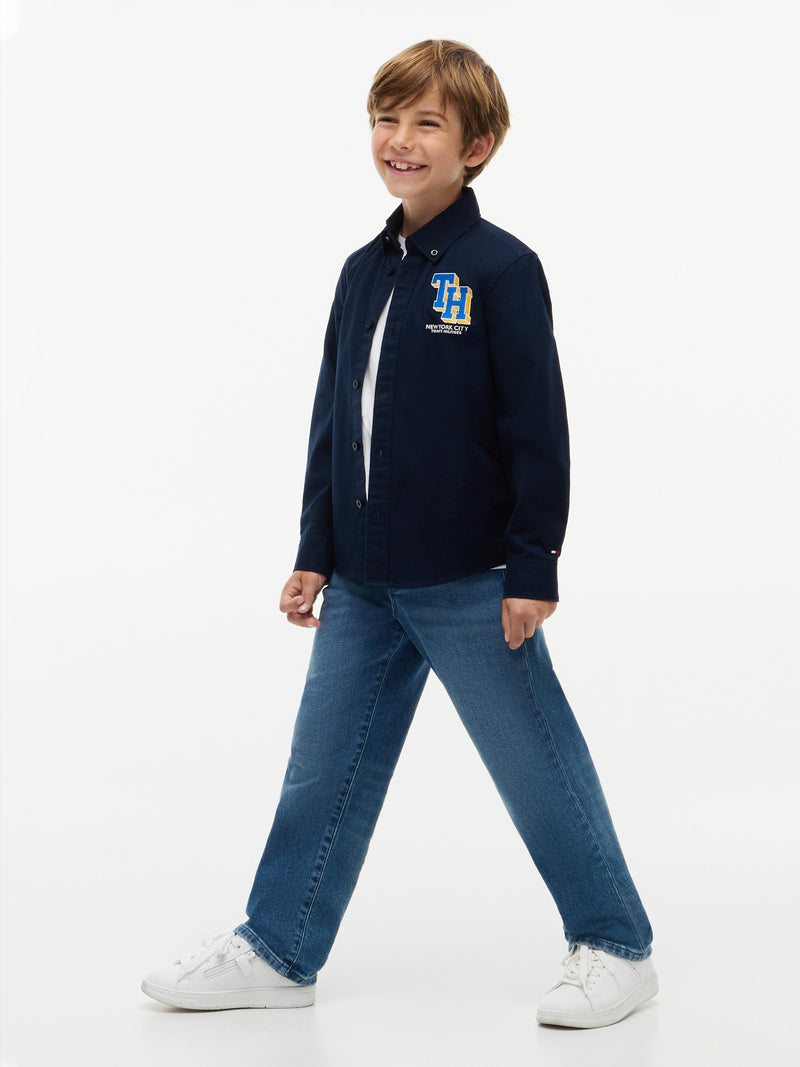 Kids Oxford Stretch Shirt