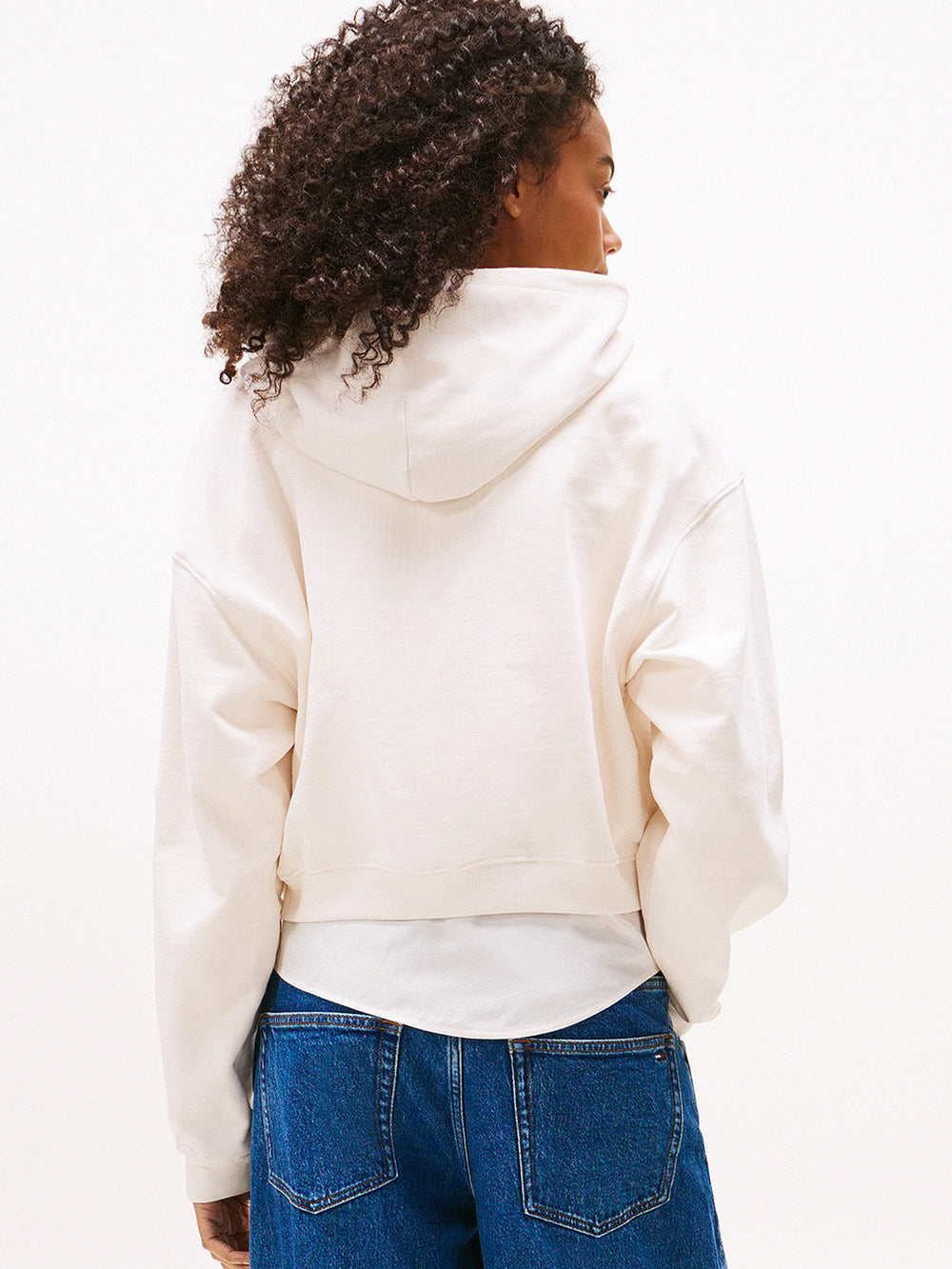 Relaxed Fit Terry Hoodie