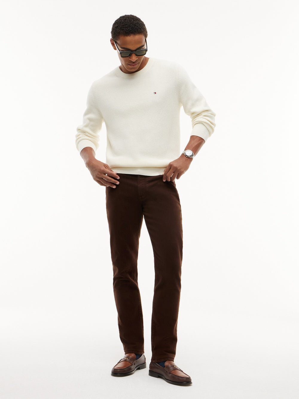 Men Denton Slim Straight Colour Jeans
