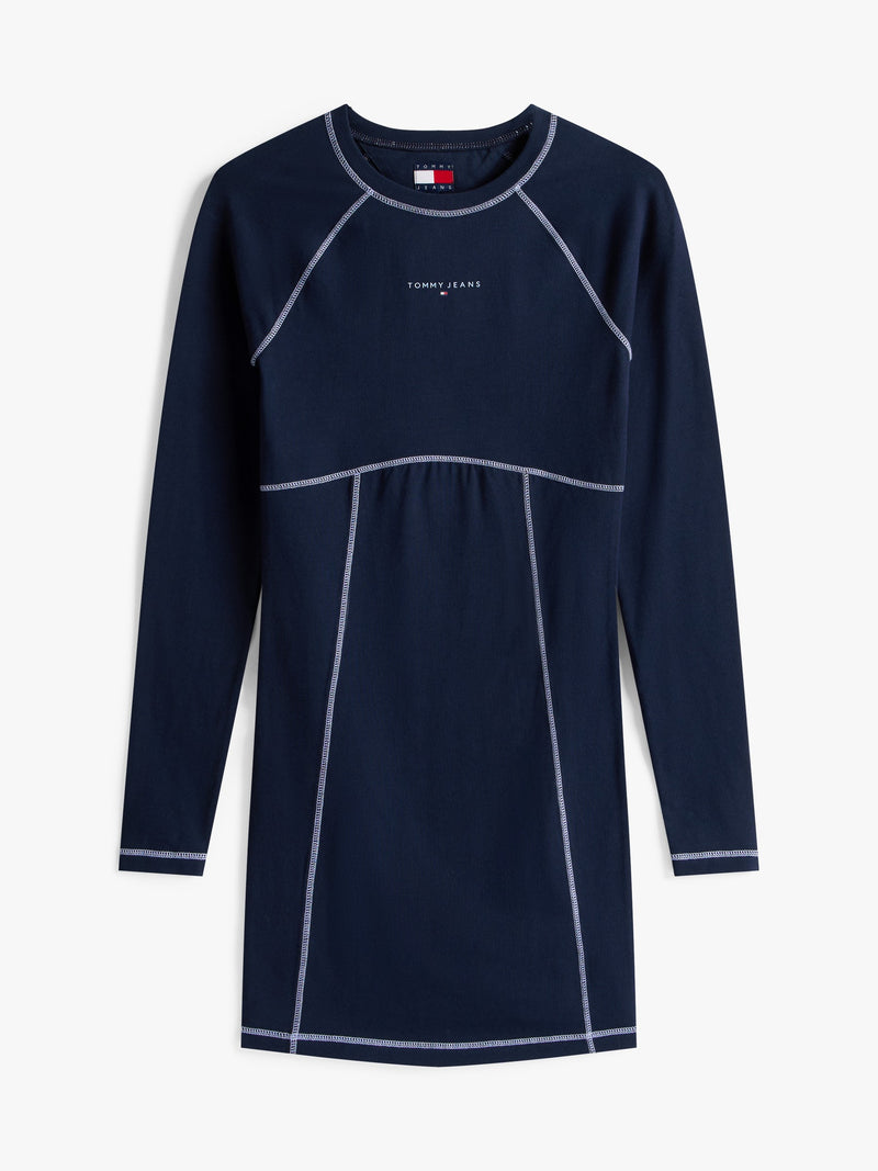 Full Sleeve Solid Cotton Jersey Bodycon Dress