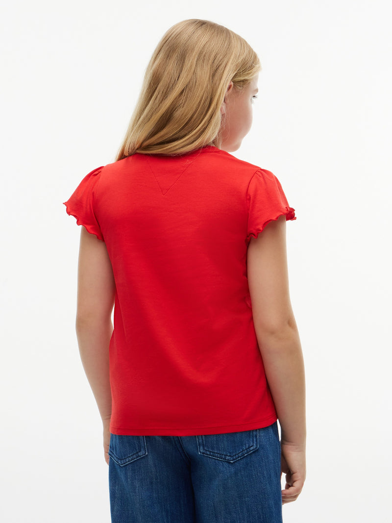 Kids Ruffle Sleeve T-Shirt