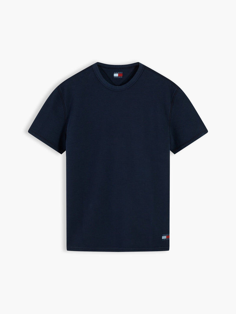 Regular Fit Washed Waffle T-Shirt