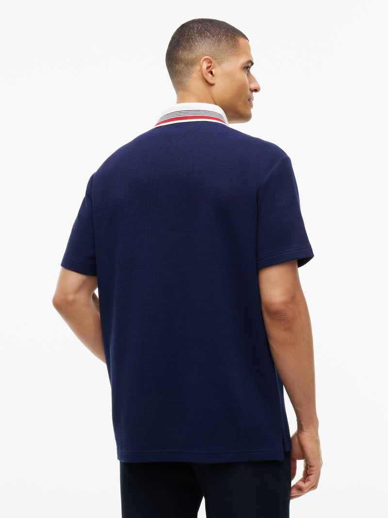 Regular Fit Textured Polo
