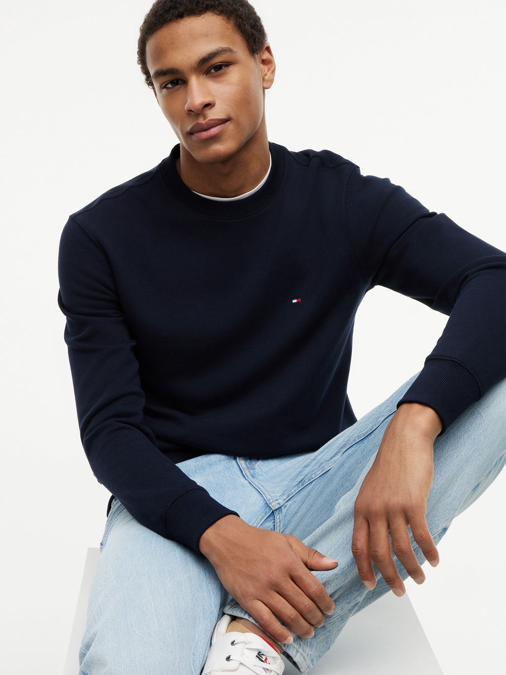 Solid Terry Pullover