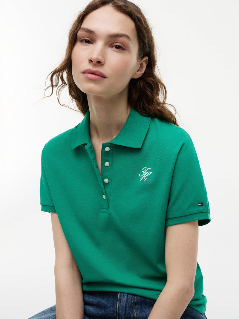 Solid Regular Fit Half Sleeve Pique Polo