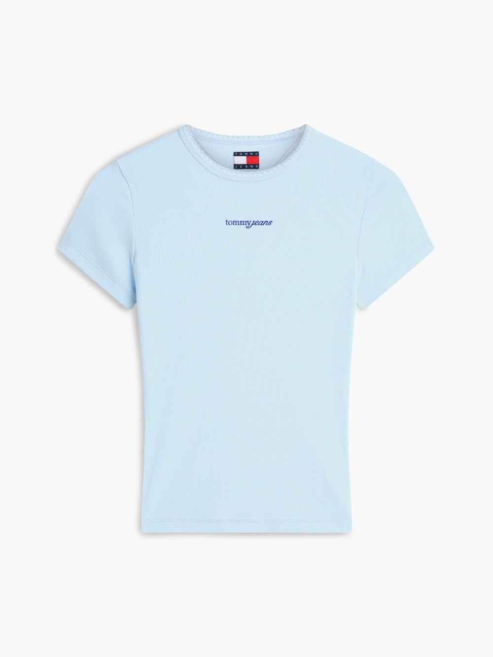 Solid Slim Fit Half Sleeve Ribbed T-Shirt