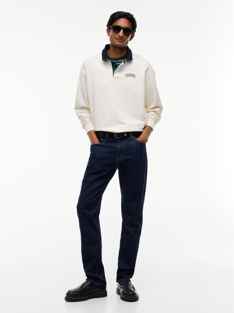 Relaxed Fit Rugby Polo