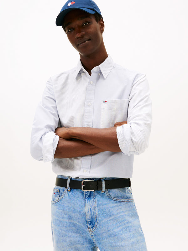 Relaxed Fit Stripe Oxford Shirt